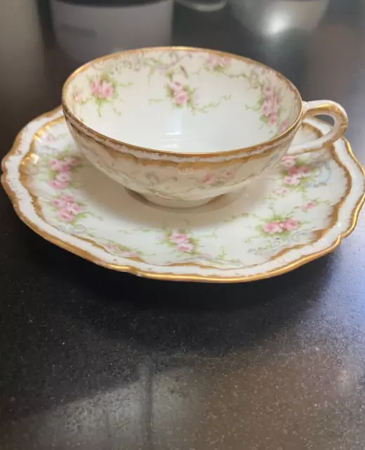 theodore haviland limoges France teacup and saucer