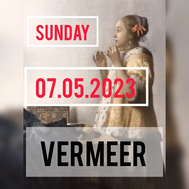 1 Adult &1 U18 Tickets Vermeer Ausstellung Rijksmuseum  07.05.2023 Sonntag