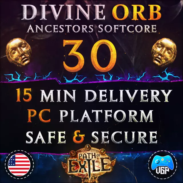 Path of Exile PoE 🔥30🔥 Divine Orbs NECROPOLIS Softcore | PC | PoE Divines