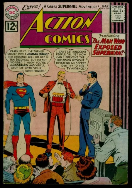 DC Comics ACTION Comics #288 SUPERMAN VG/FN 5.0