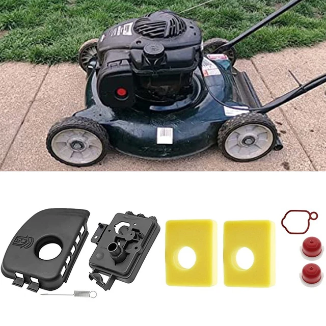 Kit Filtre à Air Pour Tondeuses Briggs & Stratton 300E 450E 500E – Base, Couvercle, Mousses, Joint, Ressort, Ampoules, Références 08P602 09P602 Etc.
