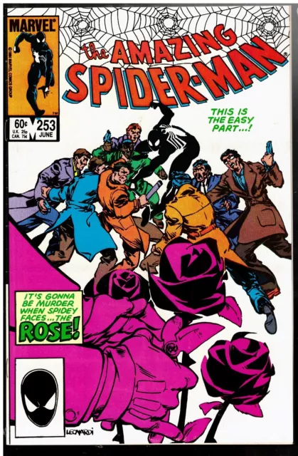 Amazing Spider-Man #253 1984 9.2/Nm High Grade Key( 1St App. The Rose) Cgc It!