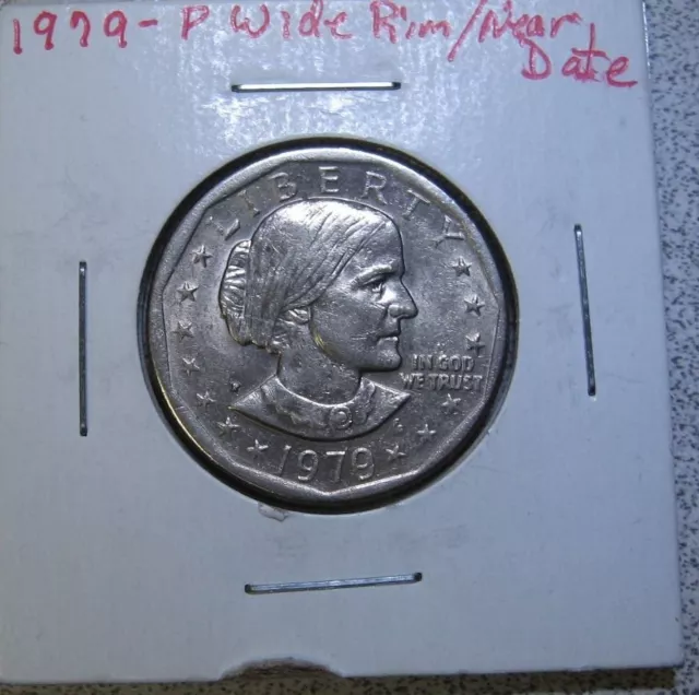 1979-P Susan B Anthony Dollar Wide Rim / Near Date. 3