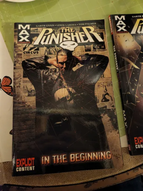 The Punisher In The Beginning Graphic Novel Max Comics Vol 1