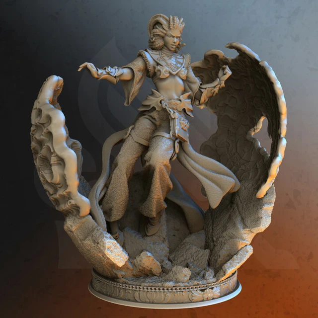 Miniatures Gargouilles 32-54 Mm - Pour RPG (D&D, Pathfinder) - Résine Imprimée 3D