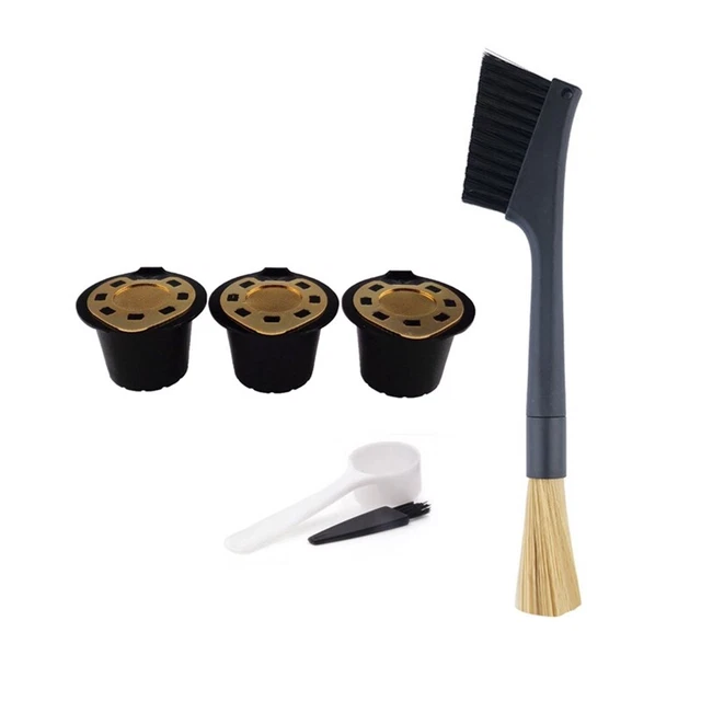 Reusable Refillable Coffee Capsule Compatible for Nespresso Coffee Machines J7N3
