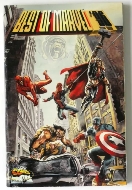 Best of Marvel '96 TPB VG+ Thor Spider-Man Wolverine Captain America
