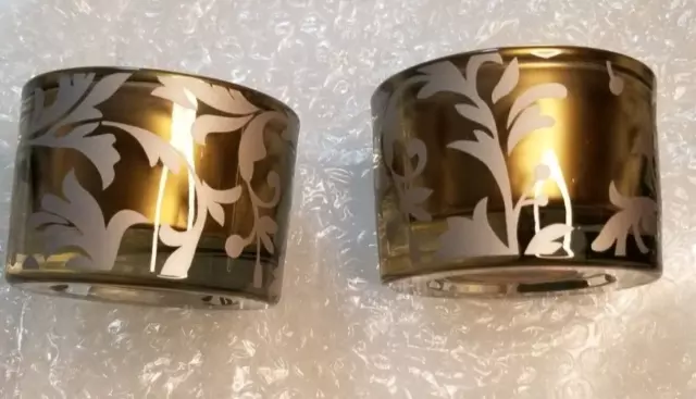 Tommy Bahama Relax Collection Tea Light Candle Holder; Set of Two