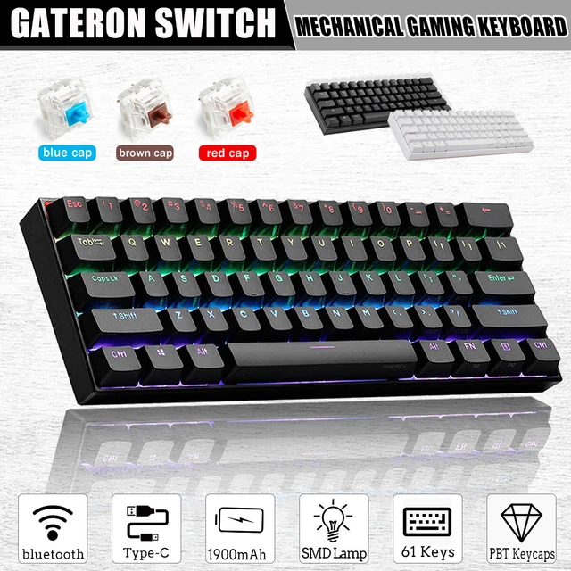 ANNE PRO 2 60% Wired-Wireless Mechanical Keyboard with Gateron Brown S –  Upgrade Keyboards