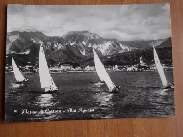Cartolina Marina Di Carrara Alpi Apuane