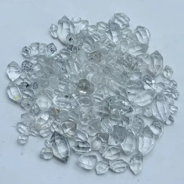 191pc Herkimer Diamond AAA small 2mm to 9mm Top gem crystal! From-NY 45ct