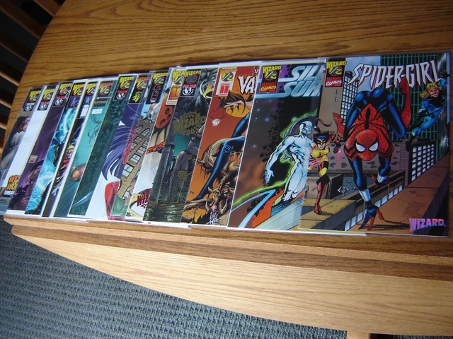 WIZARD 1/2's  Lot of 14 Spider-Girl Silver Surfer Vampirella Witchblade  VF/NM