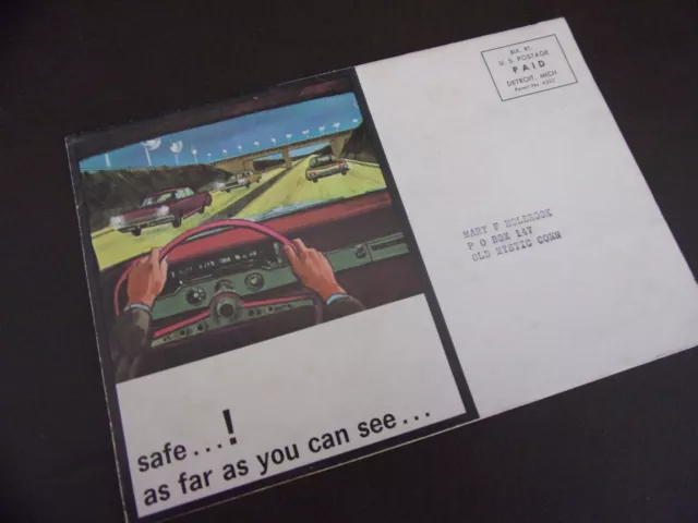 Vintage 1963 Chevrolet Pamphlet Santin Chevrolet Mailer