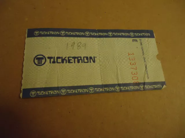 Jerry Garcia concert ticket Merriweather Post  Pavilion 9 2 1989 Columbia MD 2