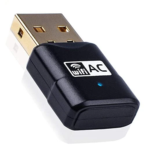 Yizhet USB WiFi Adaptateur AC600 Mbps Mini Double Bande Wireless WiFi (5GHz 433M