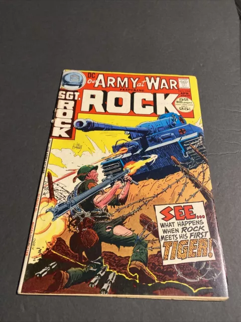 Our Army At War #244 Vg/Fn 1972 Sgt. Rock Cover & Appearance! Joe Kubert Cover