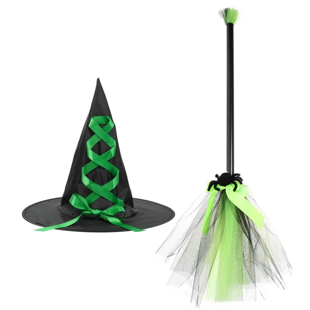 WITCH COSTUME ACCESSORIES Halloween Hat Photo Props Outfits Child £10.