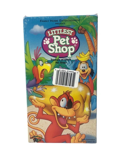LITTLEST PET SHOP Treasure of Sierra VHS 1995 f.h.e. 4 Episodes NEW