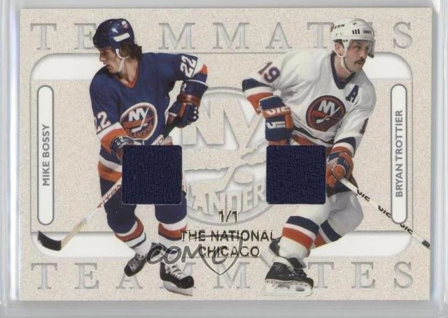 2004 ITG Franchises US East Edition Gold The National Chicago 1/1 Mike Bossy HOF