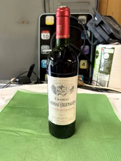 Vends Bouteille De Vin  - Chateau Cardinal-Villemaurine 2011 - Saint Emilion  Gc