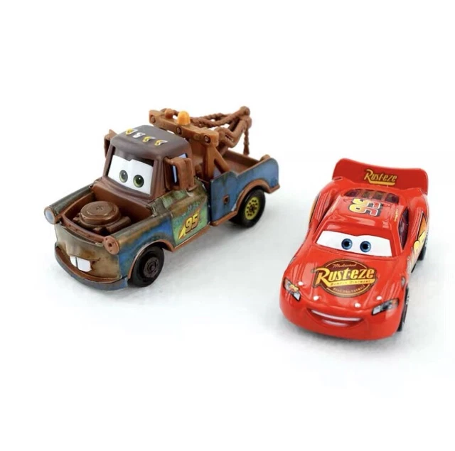 Disney Pixar Cars Tow Mater & McQueen Diecast Movie Toys Car