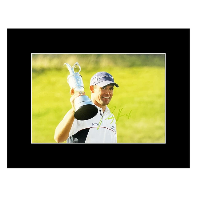 Autograph Padraig Harrington Photo Display 16x12 - The Open Champion 2008 +COA