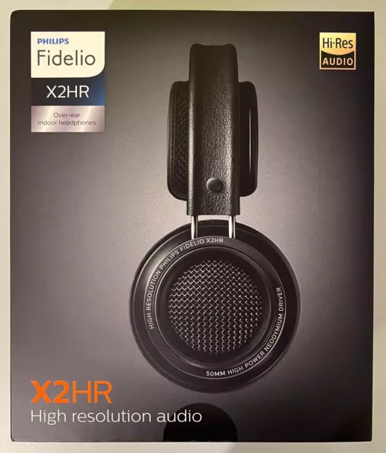Philips Fidelio X2HR - Offene Over-Ear Kopfhörer - Schwarz (X2HR/00) - NEU & OVP