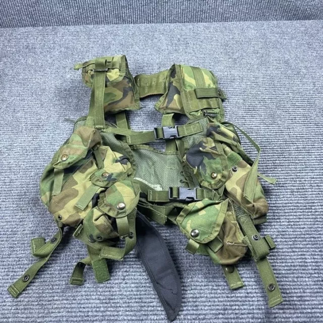 Tactical Vest Camouflage Adjustable Military Surplus Army Airsoft Vest