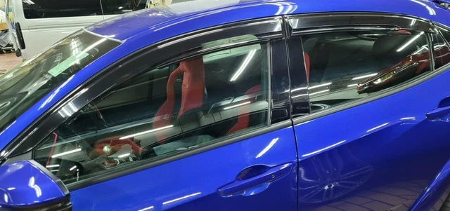 Rain Window Visor Wind Deflector 2017-2020 Honda Civic Hatchback FK7 FK8 Type R