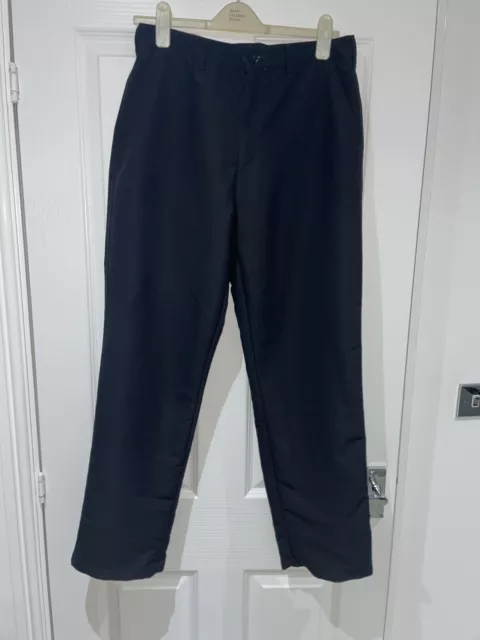 Ping Collection Black Golf Trousers W30 L31 Front Pockets & Back Button Pockets