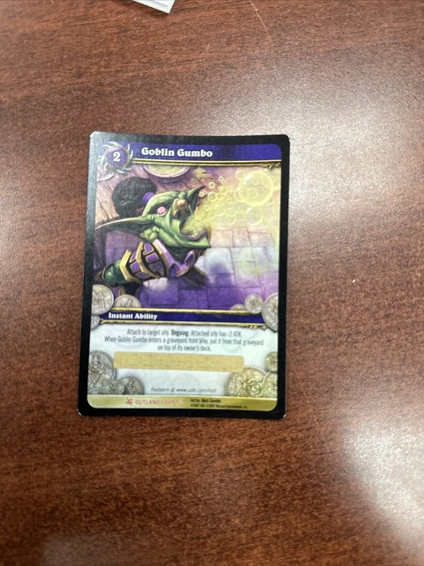 World of Warcraft Goblin Gumbo LOOT Unused L@@K