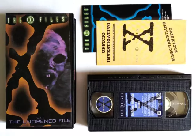 Vhs The X-Files File 1 The Unopened File Film Fantascienza Videocassetta (V201)