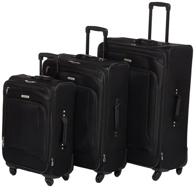 American Tourister Pop Max Softside Luggage with Spinner Wheels, 3-Piece Set.