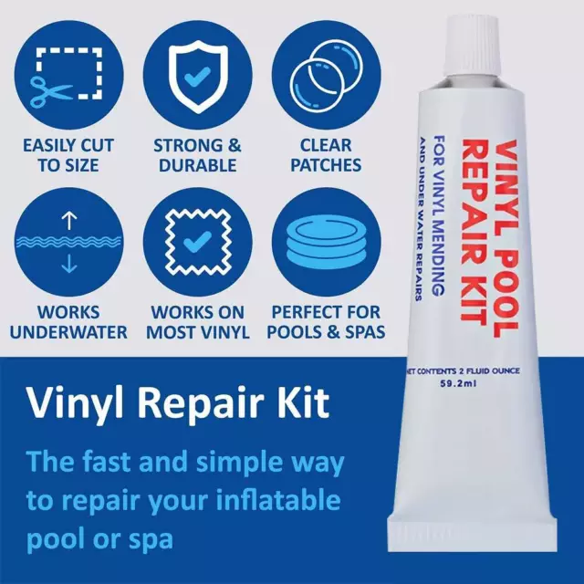 Swimming pool and spa vinyl repair kit Brand New