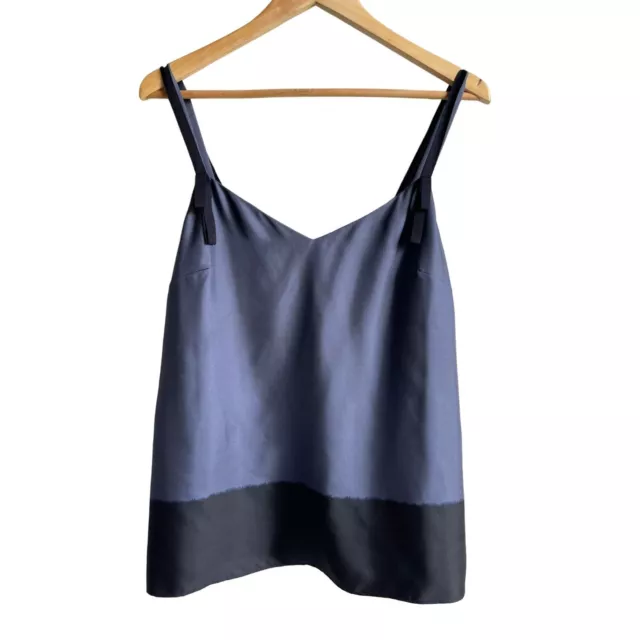 Banana Republic Heritage Collection 100% Silk Sleeveless Top Large Dip Dye Ombre Banana Republic Heritage Collection 100% Silk Sleeveless Top Large Dip Dye Ombre