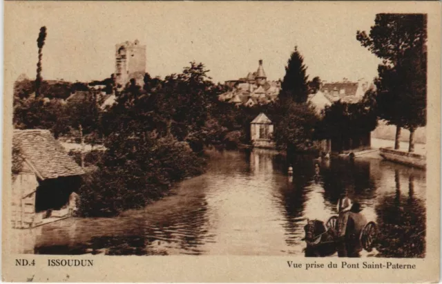 CPA AK Issoudun Vue prise du Pont Saint-Paterne FRANCE (1177264)