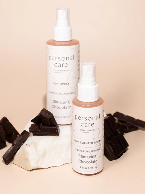 Desodorante en aerosol Cherishing Chocolate YONI - perfumado y comestible