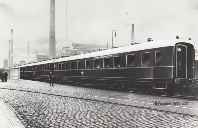 Org. Foto Von Schlafwaggon 1937  In Kassel Bhf  (997)