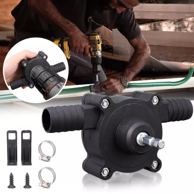 Mini Electric Drill Drive Self Quick Priming Pump Water Oil Fluid Transfer Pumps