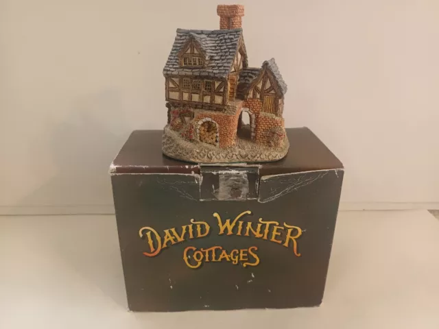 David Winter Cottages " The Bakehouse " Handmade Comes With Certificate & Box 3