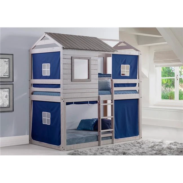 Donco kids PD-1370-Blue-Tent Tent Kit ONLY - Blue (Does NOT include Bunk Beds)