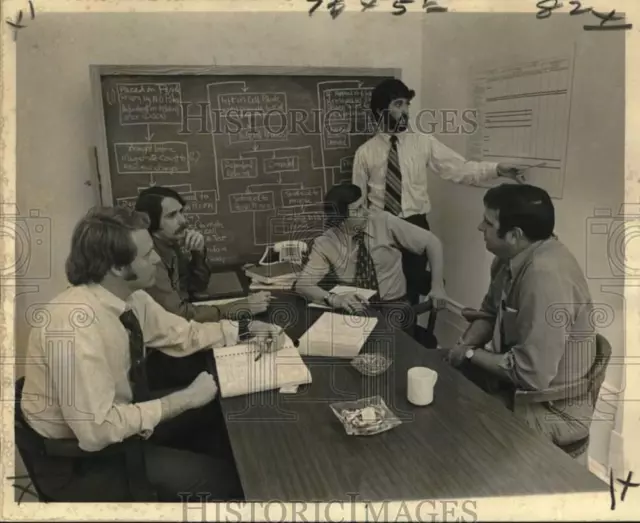 1972 Press Photo Criminal Justice Coordinating Council planning meeting.