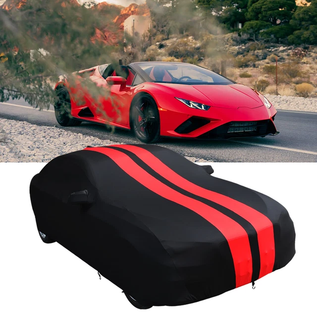 FOR LAMBORGHINI HURACAN Full Car Cover Satin Stretch Dust Proof Indoor