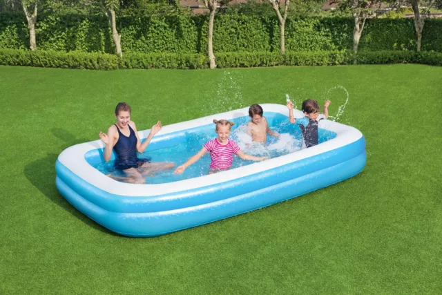 Bestway Family Pool 305 x 183x 46 cm Schwimmbad Planschbecken I-Beam 3