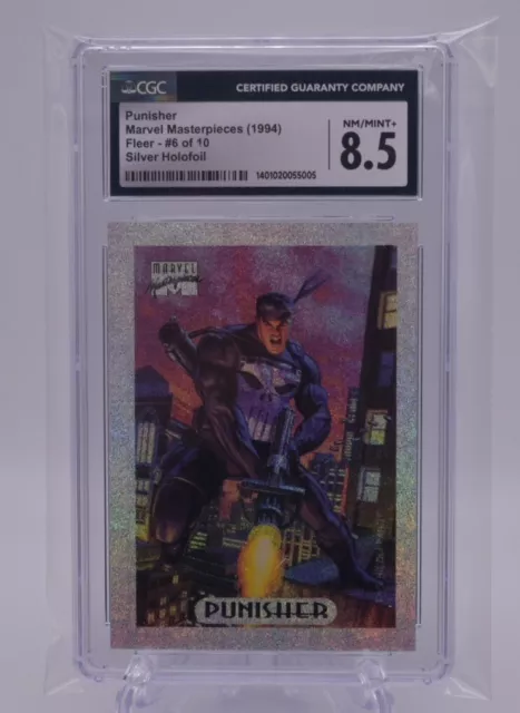 Punisher 1994 Marvel Masterpieces #6 Holofoil CGC Graded