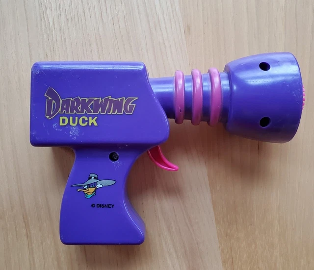 VTG 1993 DISNEY Darkwing Duck Purple Bubble Gun Toy Kellogg's Cereal Promotion 16.00 PicClick