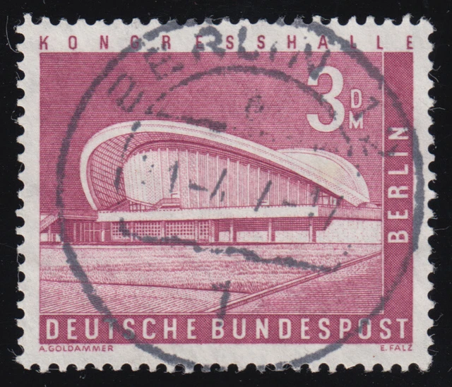 154 Berliner Stadtbilder Kongreßhalle 3 DM O gestempelt