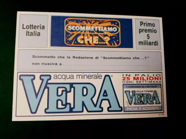 Cartolina  Lotteria