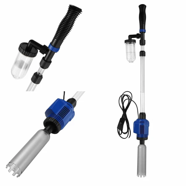 Electric Gravel Vacuum Cleaner Pump Aquarium Fish Tank Water Change Siphon