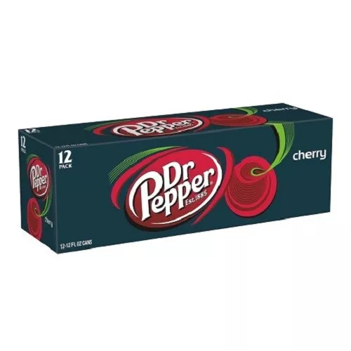 Dr Pepper Cherry 12 Fl/355 mL cans (pack of 12) USA Drink